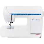 Elna eXperience 660 gebraucht Computer-Nähmaschine, weiß, blau