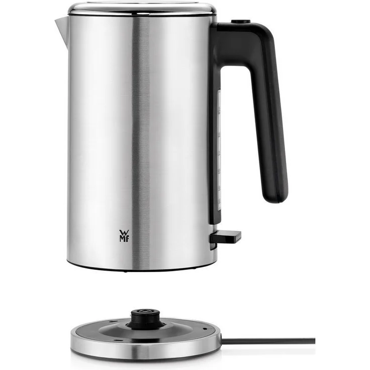 WMF LONO Wasserkocher 1,6 l, 2400 W, außenliegende Wasserstandsanzeige, Kalk-Wasserfilter, cromargan matt-silber – Bild 5