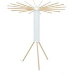 Foppapedretti Octopus Myhome Wäscheständer, Aluminium-PVC-Holz Buche, weiß, 112 x 112 x 121 cm