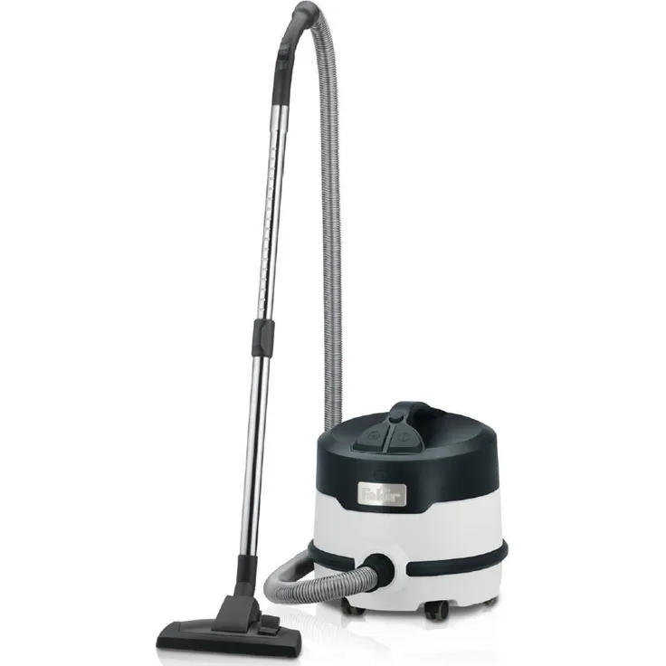 Fakir Premium S 20 E - Trocken-Kesselsauger, Trockensauger, Industrie-Staubsauger, 4-fach Filtersystem, sehr leise, grau schwarz - 800 Watt