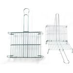 La Valenciana 20 x 25 cm Zink vergoldet doppelt Bräter Grill, schwarz _ PARENT, stahl, silber, 20 x 25 cm