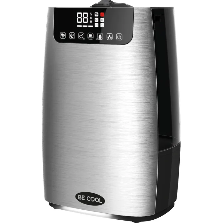 BE COOL BCLB802IKUHF05 Luftbefeuchter 5 Liter Tank, Silber