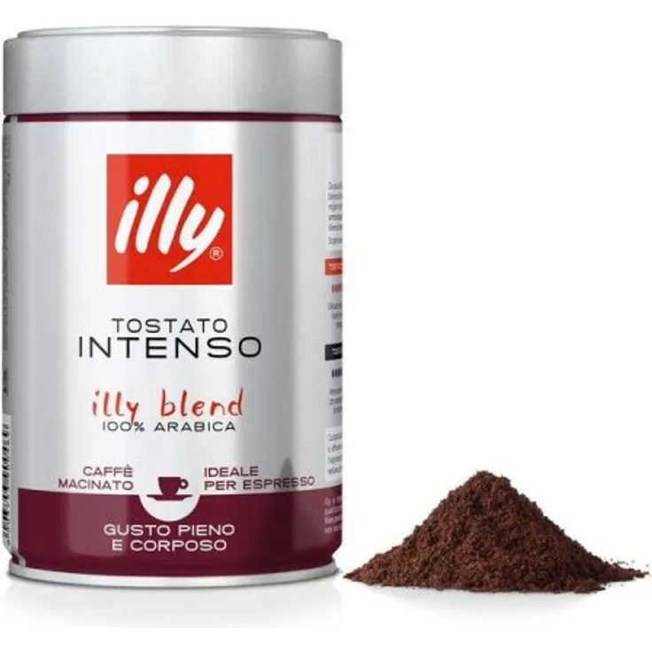 illy Kaffeepulver Intenso 250g Dose intensive Röstung gemahlener Espresso