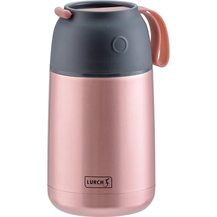 Lurch 240932 Thermo-Speisebehälter aus doppelwandigem Edelstahl mit großer Öffnung, 680ml, 680 milliliters