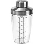 Cole & Mason Dressing-Shaker, Edelstahl-Acryl, 9 x 9 x 17 cm