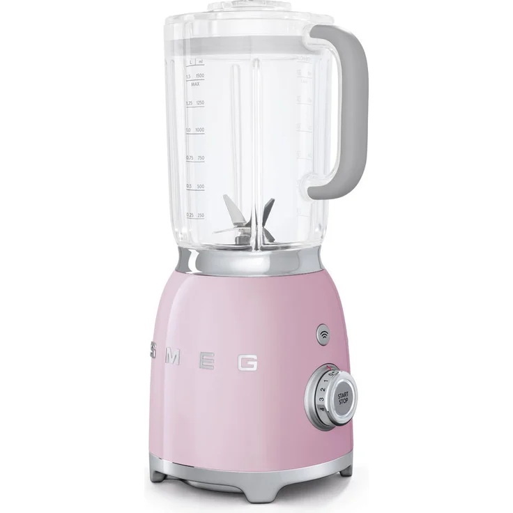 Smeg BLF01PKEU Standmixer, 800W, 1,5 L, 5 Geschwindigkeiten, pastellrosa – Bild 2