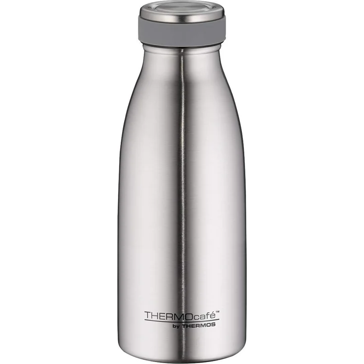 ThermoCafé by THERMOS 4067.205.035 Thermosflasche TC Bottle , Edelstahl mattiert 0,35 Liter, 12 Stunden heiß, 24 Stunden kalt, BPA-Free – Bild 1