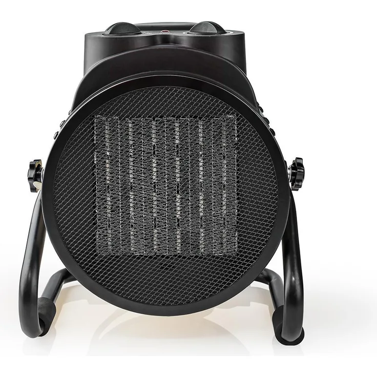 Nedis Keramik-Industriedesign-Heizlüfter Thermostat 3 Stufen 3000 W Gelb, Heizlüfter