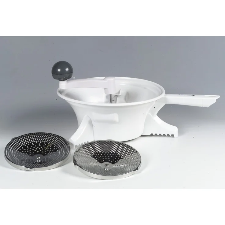 Westmark Passiermaschine, ø 14 cm, hochwertiger Kunststoff-Rostfreier Edelstahl, Weiß-Rot, 11962260 – Bild 2