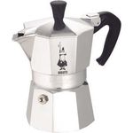 BIALETTI 1162 Moka Express Espressokocher 3 Tassen Silber