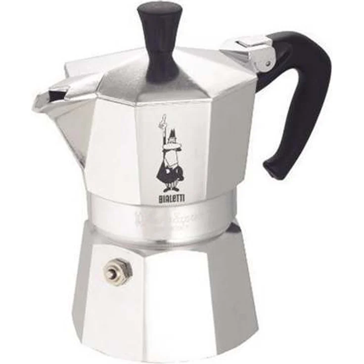 BIALETTI 1162 Moka Express Espressokocher 3 Tassen Silber