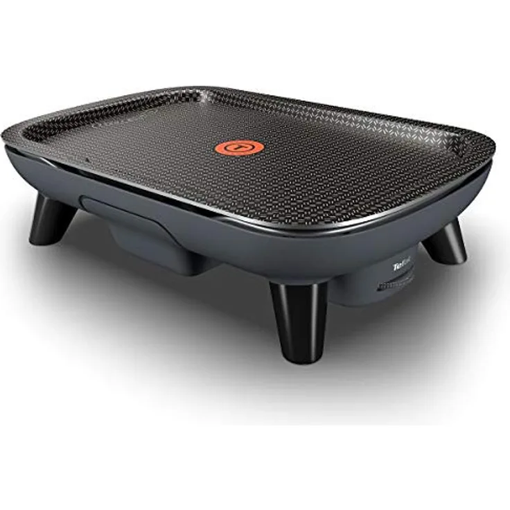 Tefal Plancha Des Saveurs Plancha, Tischgrill, 2400 W, antihaftbeschichtet, Titanium Force Technologie, schwarz