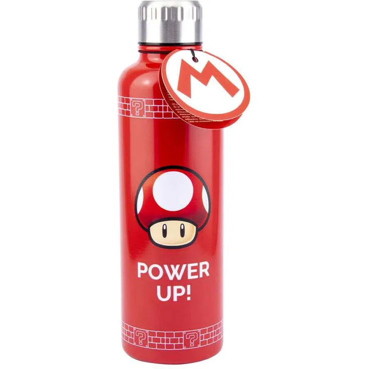 Paladone Super Mario Power Up Water Bottle (PP5807NN), Mehrfarbig, 500 ml