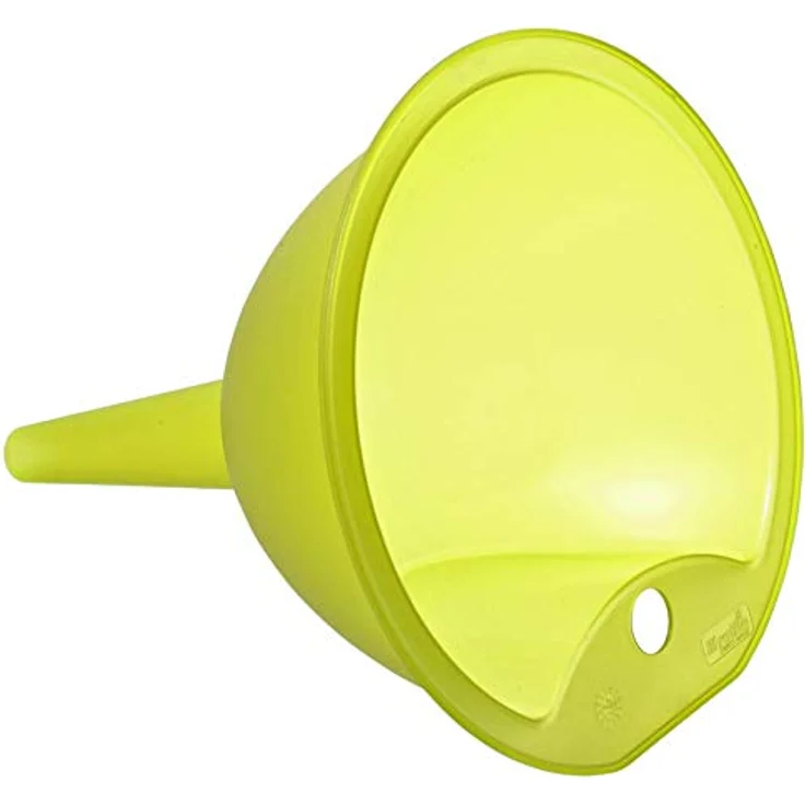 Rotho Vulcano Trichter, Kunststoff (BPA-frei), Grün, (13,5 x 13,5 x 15,5 cm)