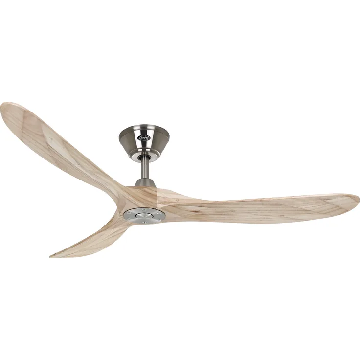 CasaFan Energiespar Deckenventilator Eco Genuino Chrom - Natur 180 cm