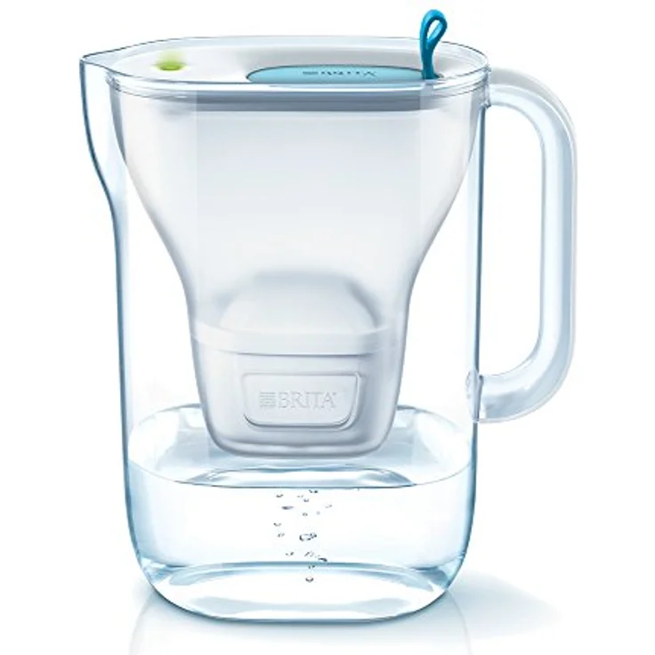 BRITA Wasserfilter Style hellblau inkl. 1 MAXTRA+ Filterkartusche – BRITA Filter in modernem Design zur Reduzierung von Kalk, Chlor & geschmacksstörenden Stoffen – Bild 1