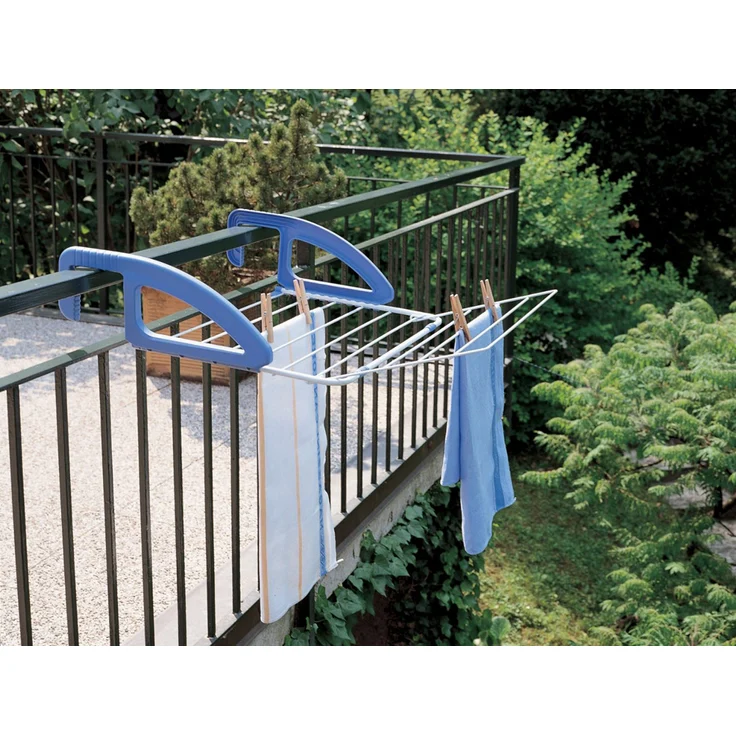 Metaltex 405812080 Bries Heizungs- und Balkonwäschetrockner, mit ca. 6 m Trockenlänge – Bild 4