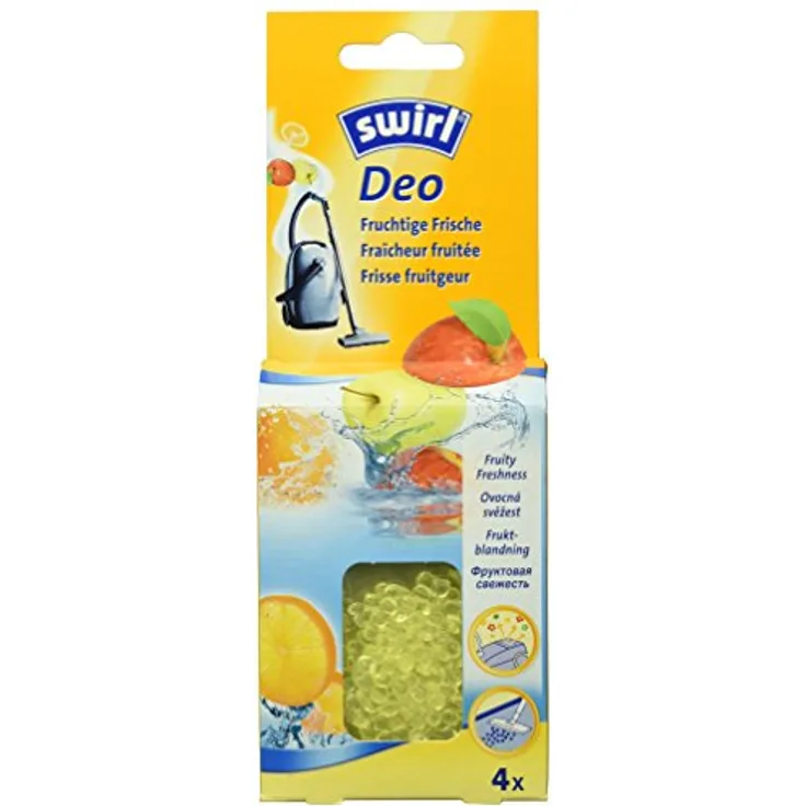 Swirl Staubsauger Deo-Perlen Fruchtige Frische 4x (Zum Einsaugen in den Staubsauger)