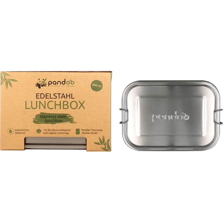 pandoo Edelstahl Lunchbox 800 ml