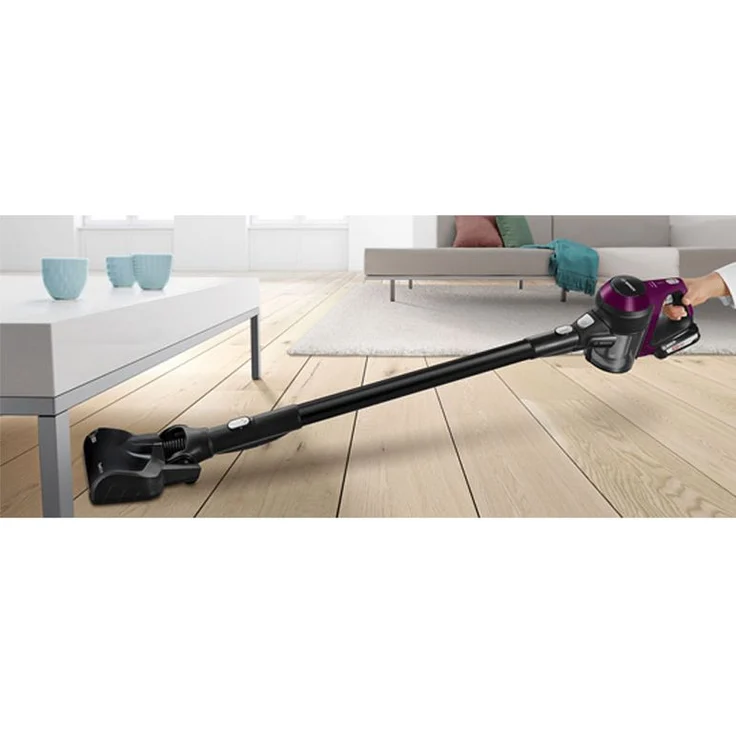 Bosch BCS6111P Unlimited Serie 6 Handstaubsauger, 30 min Akkubetrieb, Akkuwechsel-Option, blackberry-schwarz – Bild 7