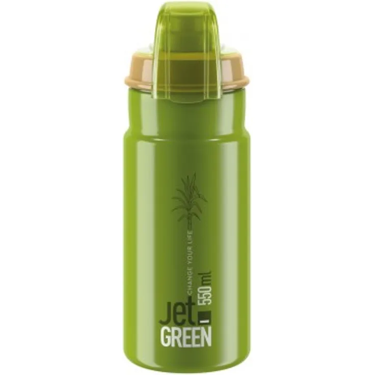 Elite Jet Green Plus Trinkflasche, 550ml, grün-oliv