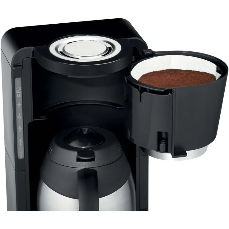 Rowenta CT3818 Milano, 1,25 L Kaffee, Schwenkfilter, Wasserstandsanzeige, schwarz – Bild 3