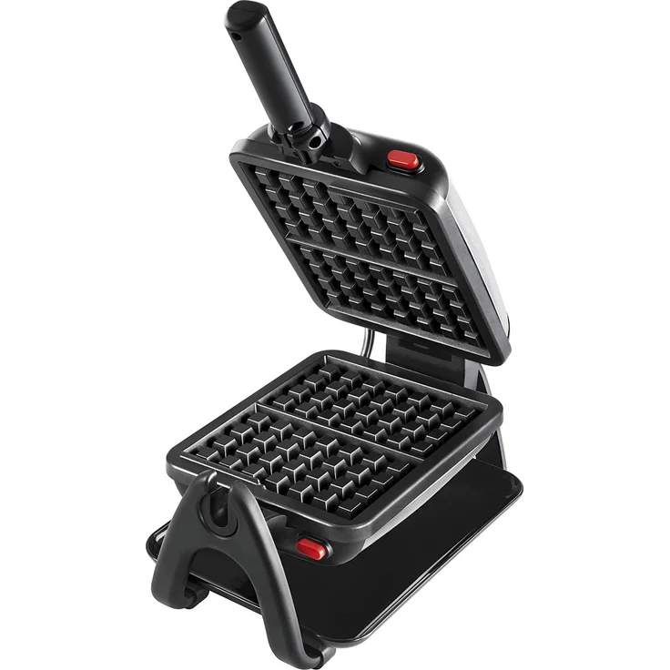 Tefal King Size Waffeleisen WM756D | Doppelwaffeleisen für 2 belgische Waffeln | Dreh-Funktion | Antihaftbeschichtete Platten | Dicke Waffeln perfekt gebräunt dank Temperaturregler | Leichte Reinigung – Bild 4
