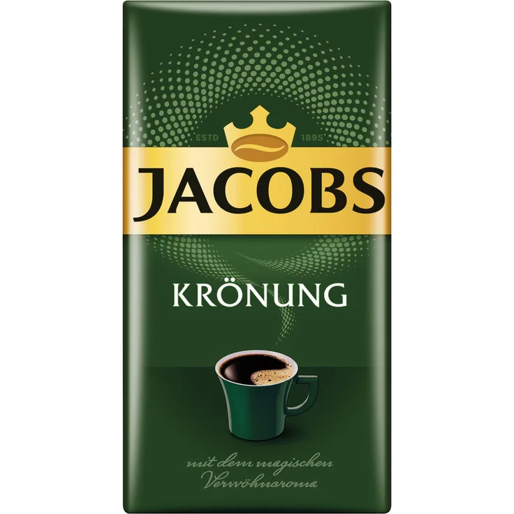 Jacobs Krönung Klassisch Gemahlen, gemahlener Röstkaffee, Filterkaffee, Kaffee, 12 x 500 g