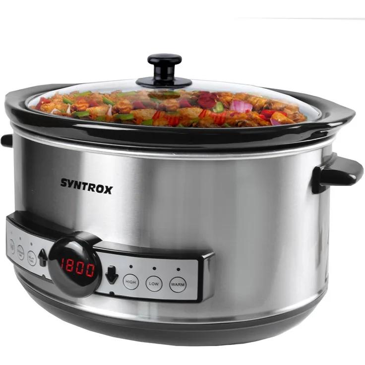 Syntrox Slow Chef SC-450DB-280 Slow Cooker, 280W, 4,5L Kapazität