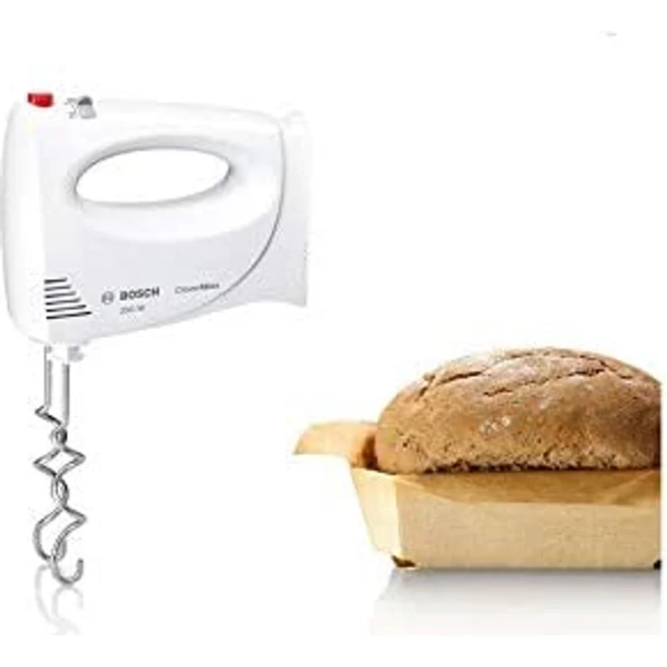 Bosch MFQ3030 Handmixer, 4 Geschwindigkeiten, Turbostufe, spülmaschinenfestes Zubehör, Kunststoff, weiß – Bild 7