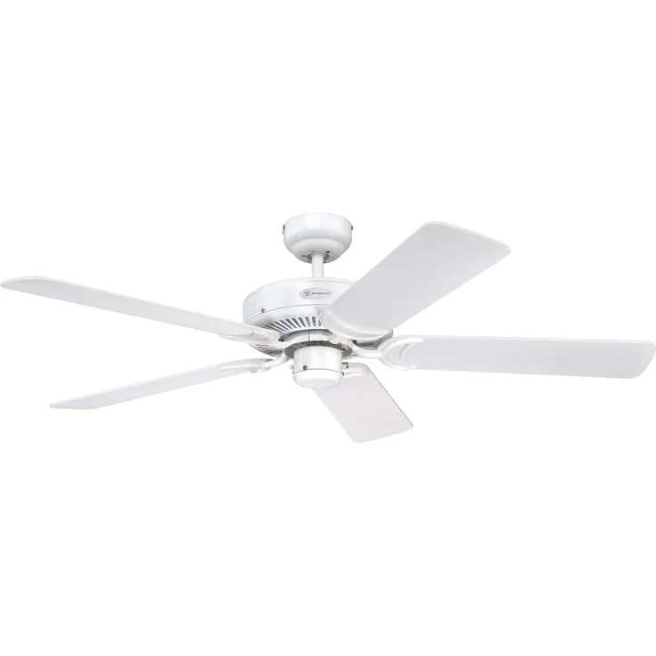 Westinghouse Lighting Deckenventilator, Ausführung in Weiß mit Wendeflügeln in Weiß|Weiß mit Rattan, 7826940