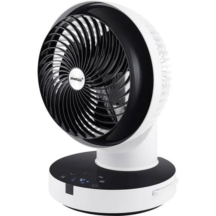 Steba VT 360 TWIST Tischventilator 39W (Ø x H) 260mm x 370mm Weiß, Schwarz