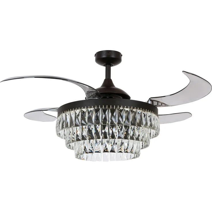 Beacon Deckenventilator Fanaway Veil Schwarz mit Licht