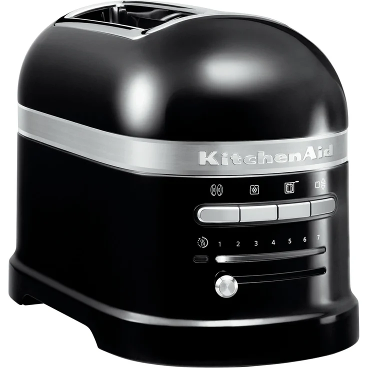KitchenAid Artisan 5KMT2204EOB  Doppelschlitztoaster, 1250W, 7 Bräunungsstufen, onyx schwarz – Bild 1