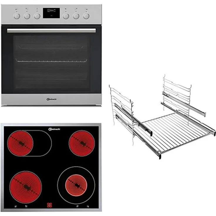 Bauknecht HEKO 1820 PY PT, Herd-Set, A+, Einbaugerät, Volumen 65 l