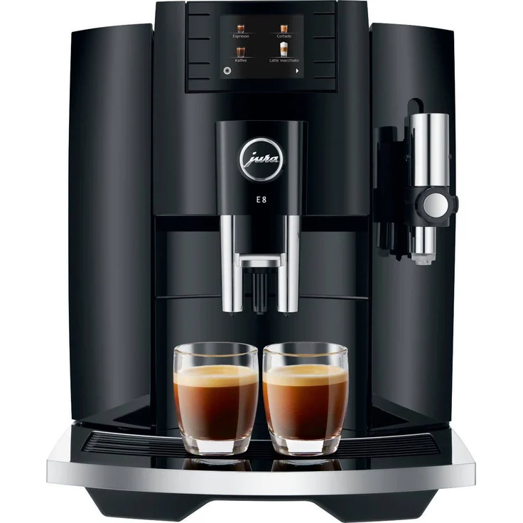 Jura E8 (EB) Kaffeevollautomat, Piano Black (15355) – Bild 1