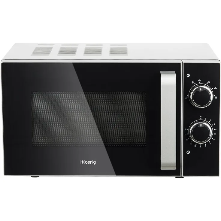 H.Koenig VIO4 Mikrowelle mit Grill, Standgerät, 20 Liter Garraum, 700 Watt, Auftauen