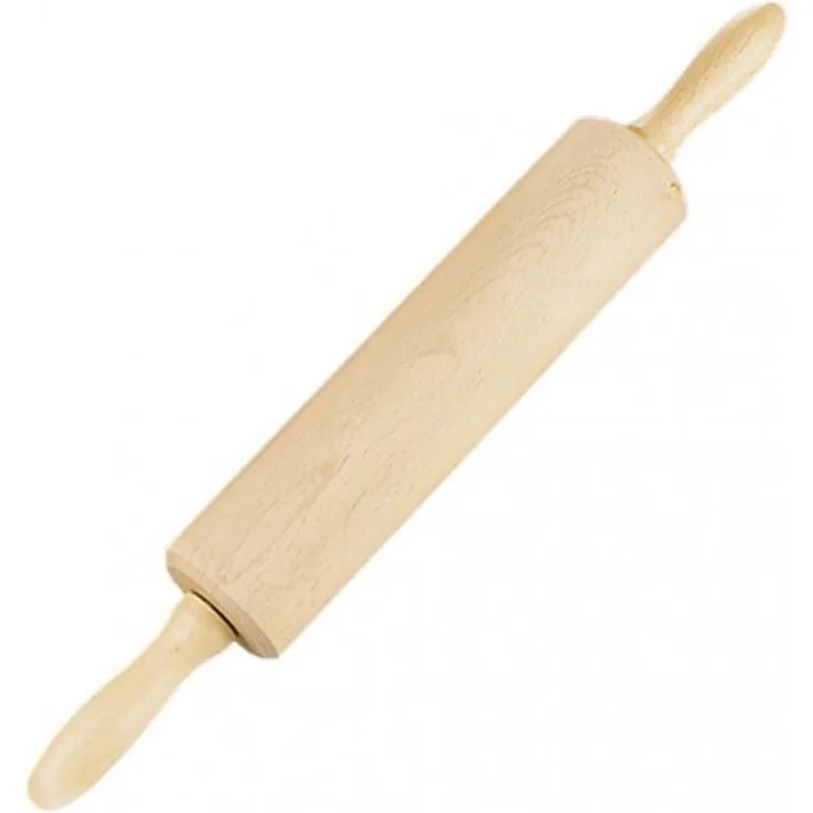 Städter 800014 Holz-Teigrolle, braun, 25 x 5.5 cm