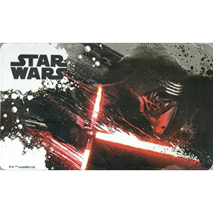 Star Wars Brettchen Episode VII, Kylo Ren Brett, Melamin, Mehrfarbig, 23 x 14 x 0.5 cm