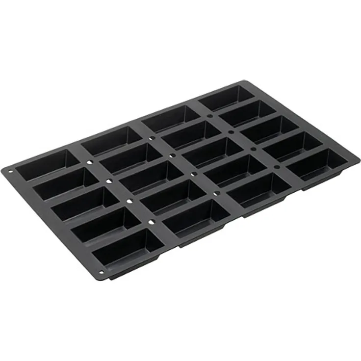 Lurch Silikonbackform, Silikon, schwarz, 53 x 32,5 cm