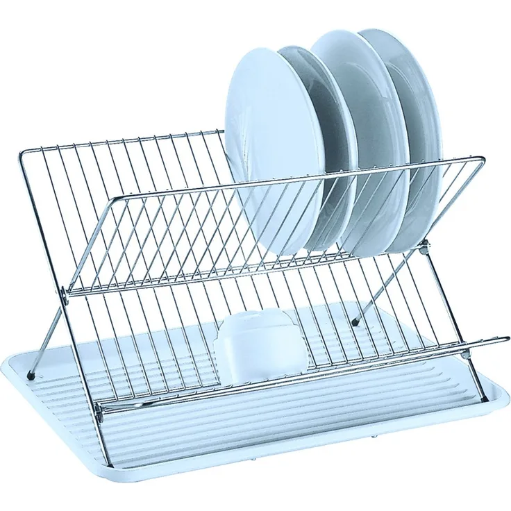 MSV Abtropfgestell Linz Geschirrabtropfgestell, Abtropfgitter, Geschirr Abtropfkorb, Abtropfständer, Abtropfschale, Geschirrabtropfständer, Geschirrabtropfkorb, Farbe: Weiß