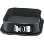 Kaiser La Forme Plus Springform, eckig 24 x 24 cm, SafeClick-Verschluss, leboden, antihaftbeschichtet, schnittfest, auslaufsicher