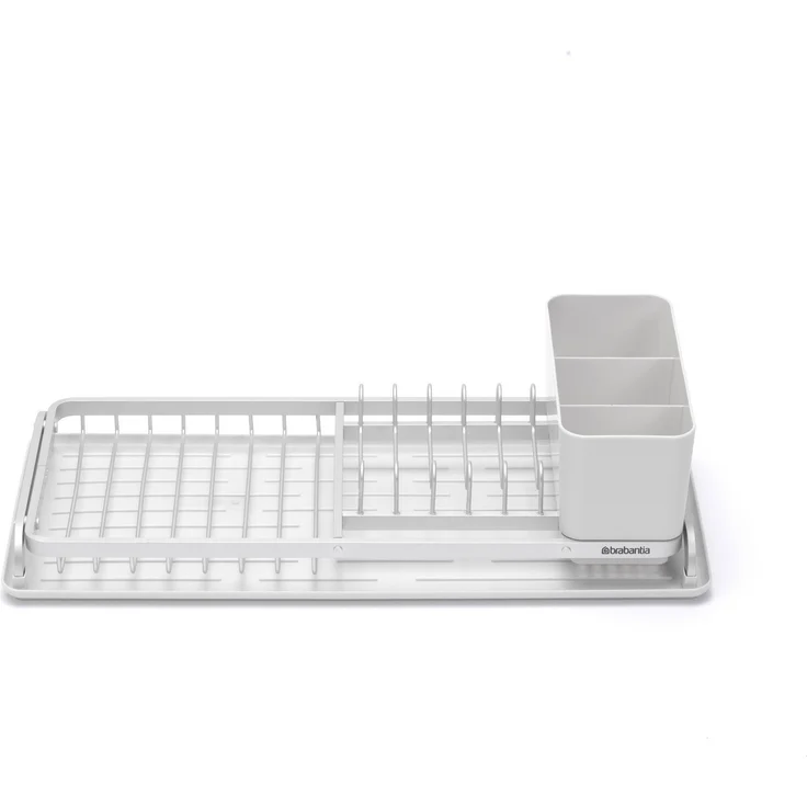 Brabantia Compact Abtropfgestell, Stahl, hellgrau, 46.3 x 20 x 12,6 cm – Bild 1