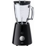 Braun TributeCollection JB 3060 Standmixer, 800 W, 24.500 U-min, 1,75 l ThermoResist Glas Mixbehälter, schwarz