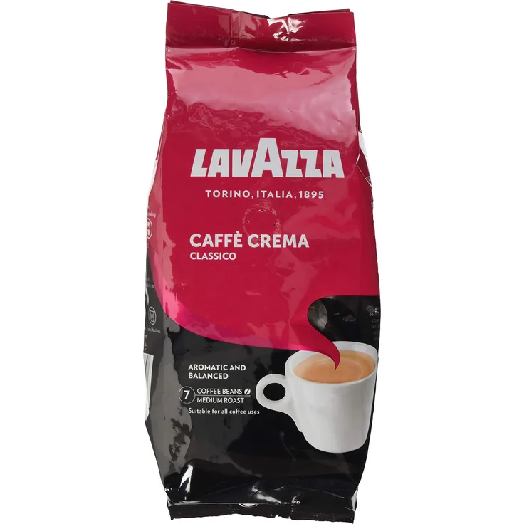 Lavazza Kaffeebohnen - Caffè Crema Classico - 1er Pack (1 x 500 g)