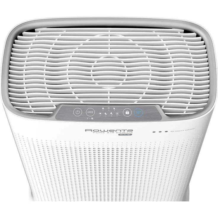 Rowenta PU3080 Luftreiniger Pure Air Genius, Extrem leise, Steuerung per App, Vorbeugung gegen Allergien, Automatische Anpassung, 4 Filterstufen, Luftwäscher, Partikelfilter – Bild 4