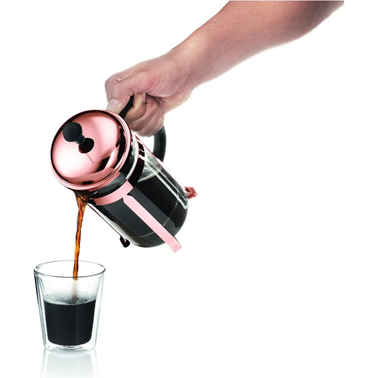 Bodum Chambord Kaffeebereiter, 0,35 L - 12 oz - Kupfer – Bild 4