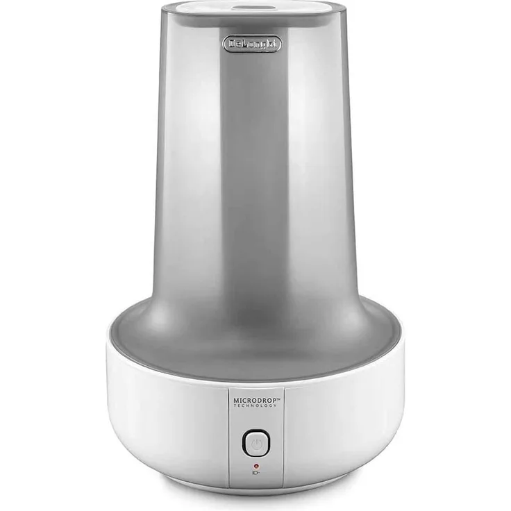 De'Longhi Luftbefeuchter UHX17, weiß-grau, Aromatherapie, 200 Watt, sieben Stunden Betrieb