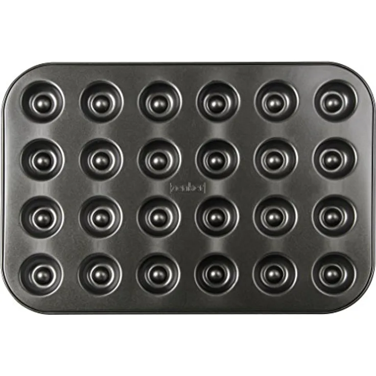 Zenker Backform für 24 Husarenkrapfen & Engelsaugen, beschichtetes Backblech (38 x 27 cm), für leckere Kekse mit Füllung, Keks-Backform, Menge: 1 Stück