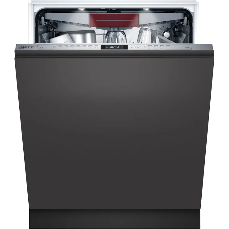 Neff S157ECX21E, Geschirrspüler, D, Geräuschemissionsklasse B, Geräuschemissionen 42 Dezibel